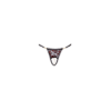 String ouvert dentelle bicolore & perles amovibles - Cottelli